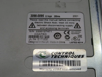 Used CONTROL TECHNIQUES _UNKNOWN_ Servo Drives Texas US | OCO Industrial #1786464
