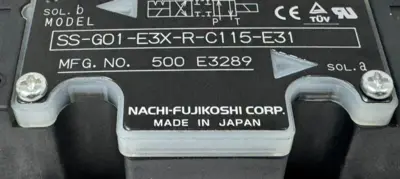 NEW NACHI SS-G01-E3X-R-C115-E31 SOLENOID VALVE 110VAC