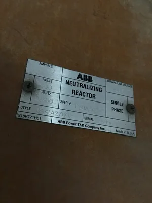ABB 7882A27G03 Neutralizing Reactor Single Phase 0.1A