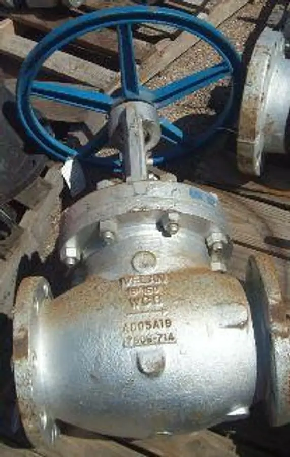 QTY. 1. VELAN 8" 150 FLANGED RAISED FACE GLOBE VAL...