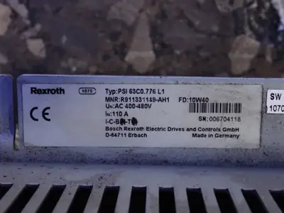 Used 2010 REXROTH PSI 63C0.776 L1 AC Drive Power Modules Ohio US | HGR 24 #1133356