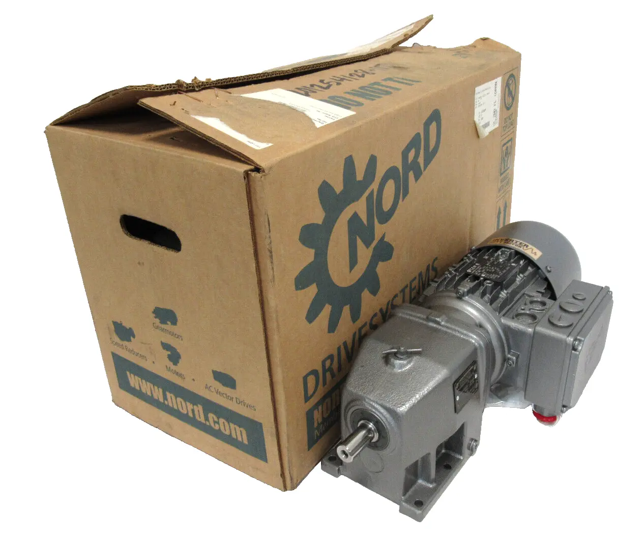 NEW NORD SK02-80S/4 CUS BRE10 HL GEARMOTOR 29.61:1 230/460V SK0280S4CUSBRE10HL