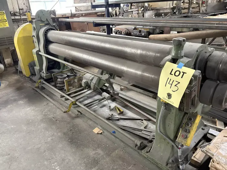 Used HENDLEY & WHITTEMORE 8-G Plate Bending Rolls including Pinch Ohio US | Mohawk Machinery #1275029