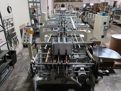 USED 2007 BRAUSSE MODEL TA-1100 4&6 CORNER FOLDER GLUER 2007 BRAUSSE MODEL TA-1100 4&6 CORNER FOLDER GLUER