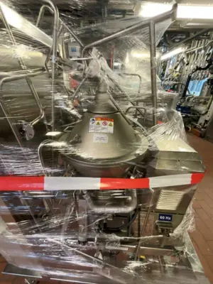 Alfa-Laval MBPX 404 SGP-31 pilot fermenter clarifier skid, 316L SS.