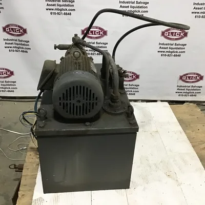 Hydraulic power unit with a Vickers Pvb6 RSY 20-CM11-JA-S7