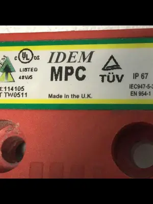 USED IDEM SAFETY SWITCHES 114105