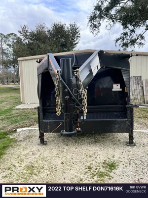 Used 2022 TOP SHELF DGN71616K Dump Trailers Louisiana US | Proxy Equipment #1377911