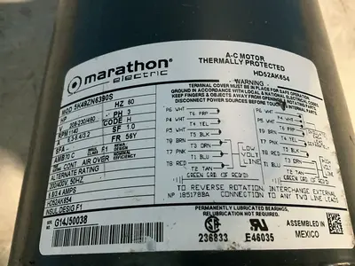 Used MARATHON ELECTRIC 5K49ZN6390S Motors (misc) Ohio US | HGR 24 #1556804