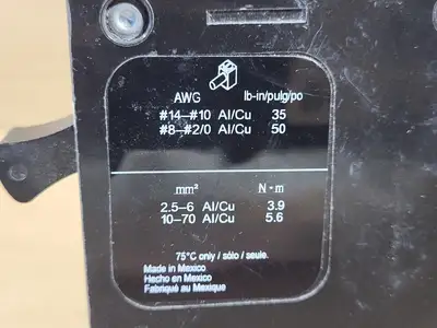 USED SQUARE D EDB26060