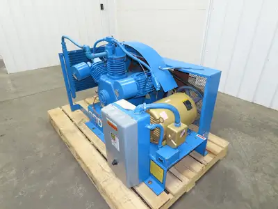 Quincy QRDS-15 Oil-less Piston Air Compressor Pump 53 CFM 150PSI 15Hp 230/460V