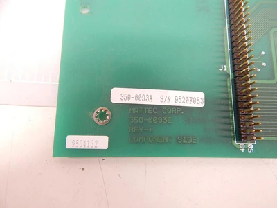 Used MATTEC _UNKNOWN_ Circuit Boards | OCO Industrial #1606964