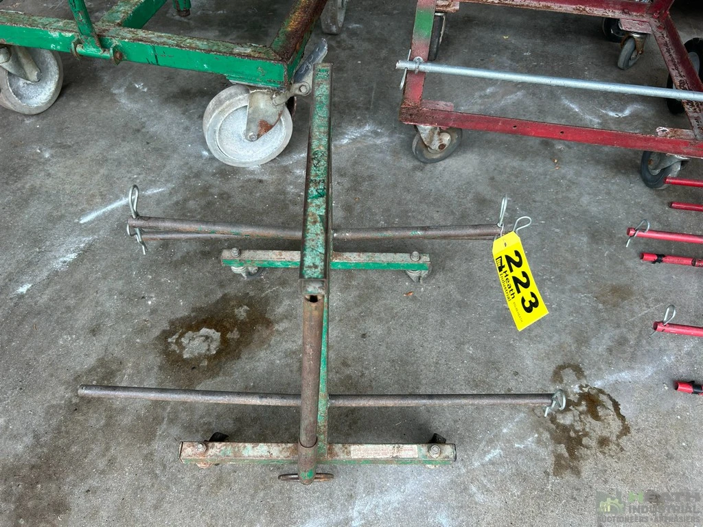 Used _UNKNOWN_ (1) WIRE DISPENSER RACK Wire Dereelers Illinois US | Heath Industrial Auction Services #1379739