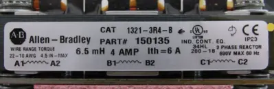 ALLEN BRADLEY 1321-3R4-B LINE REACTOR SER.A 13213R4B NEW SURPLUS