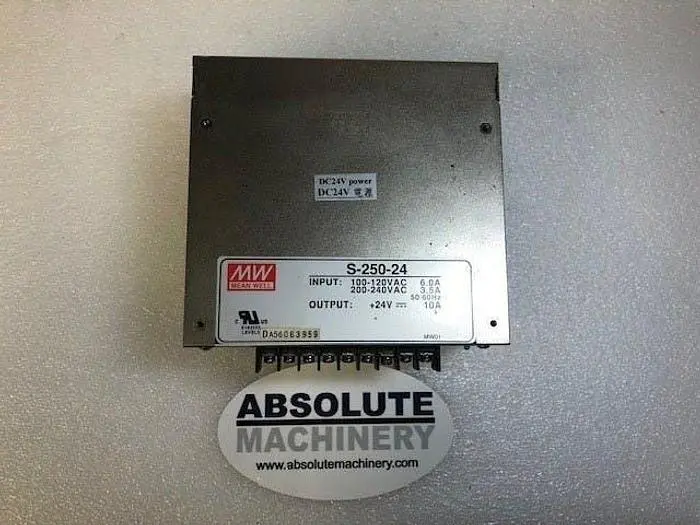 Used MEANWELL _UNKNOWN_ Power Supplies | Absolute Machinery #541518