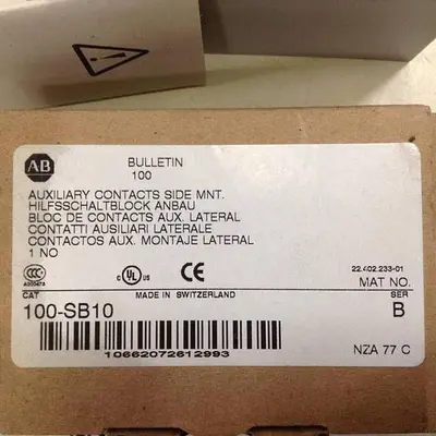NEW ALLEN BRADLEY 100-SB10 SER B