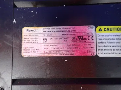 USED REXROTH MSK101E0300FNM1BG2NNNN