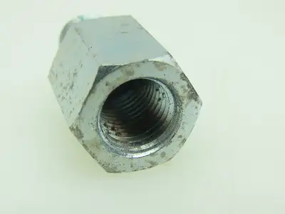 Steel Straight Threaded Pipe Adapter 1/4" x 1/4" NPT Female to Male  LOT OF 10