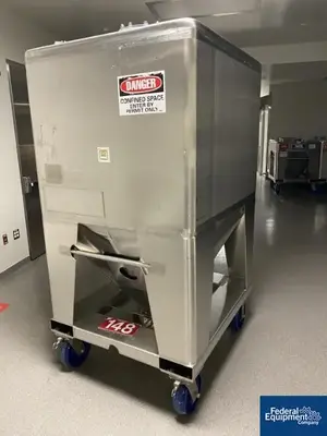 USED TOTE Systems 48" x 42" x 40" Tote Systems Stainless Steel Transfer Bins