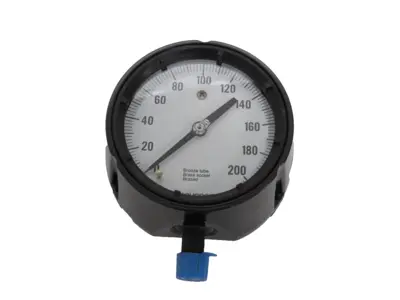 NEW ASHCROFT 45-1279AS-04L-XPD GAUGE 4-1/2" 200PSI 451279AS04LXPD
