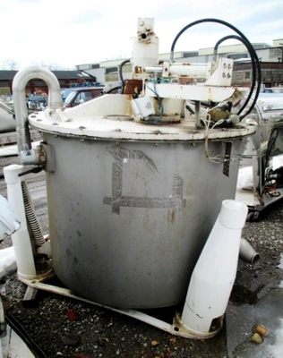 Ketema Mark III 48 x 30 perforate basket centrifuge, 316L SS.