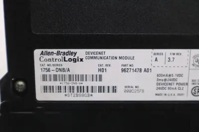 Allen Bradley 1756-DNB Devicenet Ethernet Communication Module STOCK K-109-D