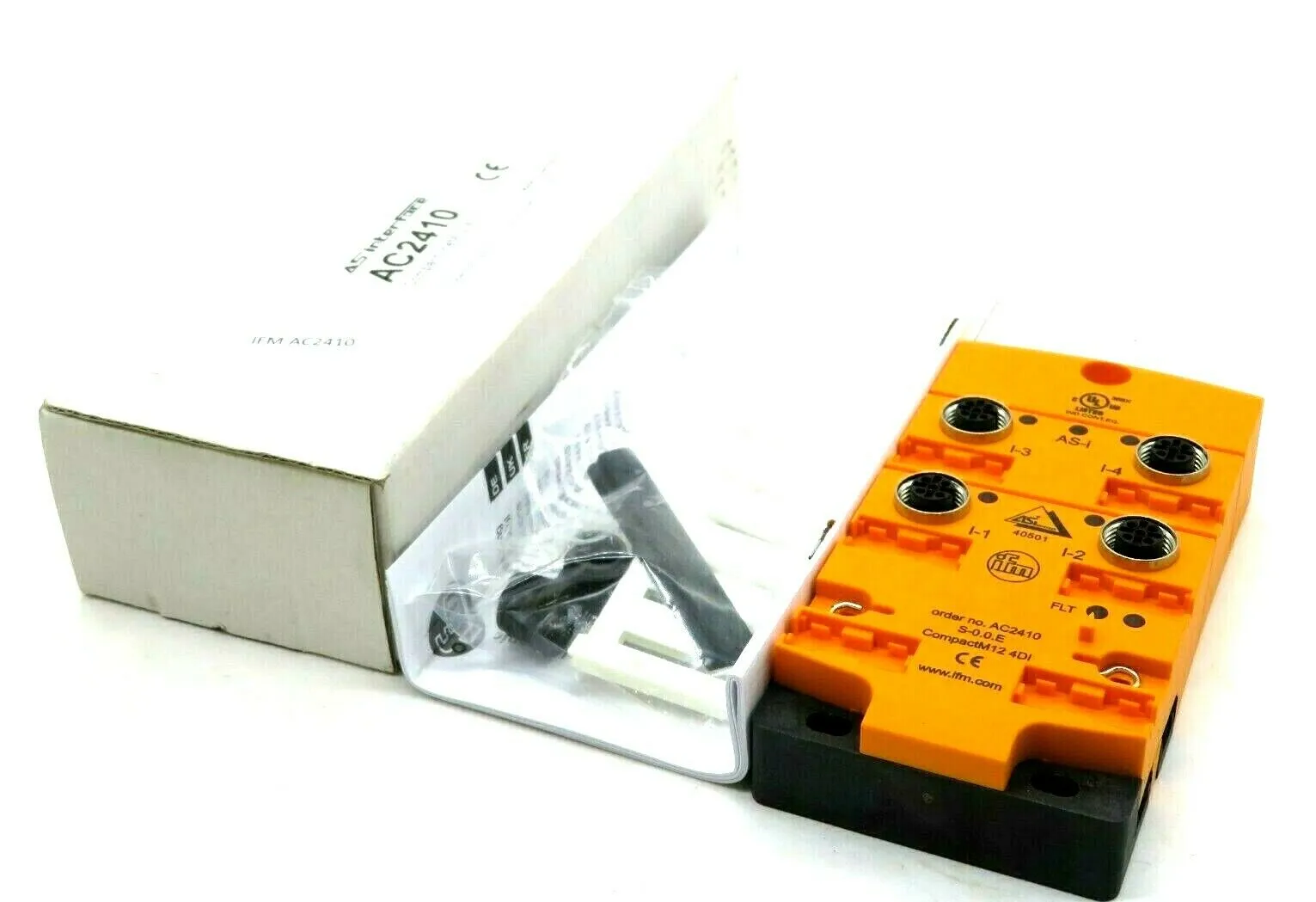 NEW EFECTOR IFM AC2410 COMPACTLINE MODULE COMPACTM12 4DI
