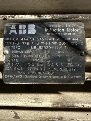 USED ABB SQUIRREL CAGE