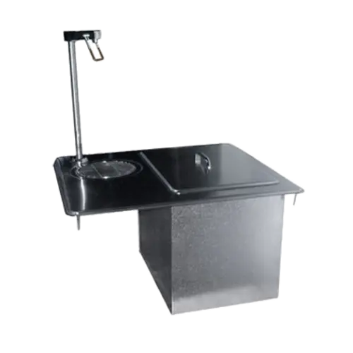 Delfield 204P 24" X 21" Drop In Ice Bin W/ 45 Lb Capacity - Insulated, Stainless
