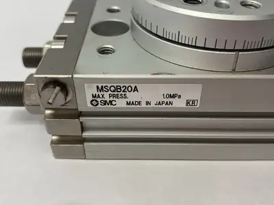 Used SMC Pneumatic Rotary Actuator Table, 0-190 Degree, Rack & Pinion Rotary Actuators Michigan US | Maverick Industrial Sales #1394958