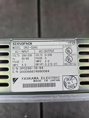 YASKAWA SERVOPACK DR2-02AC Tooling | GMT (8)