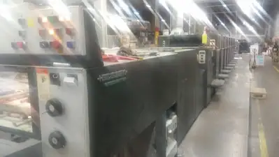 Heidelberg 74 -8PL 8 color plus coater asking $1900/mo.