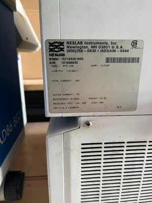 Used Neslab RTE-140 Chillers Delaware US | United Machine Co. #1557922