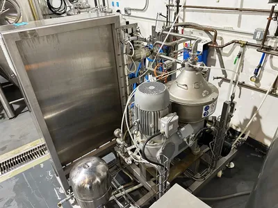 GEA Westfalia HB025-SL Plug & Win CB 50 beer clarifier skid, 316SS.