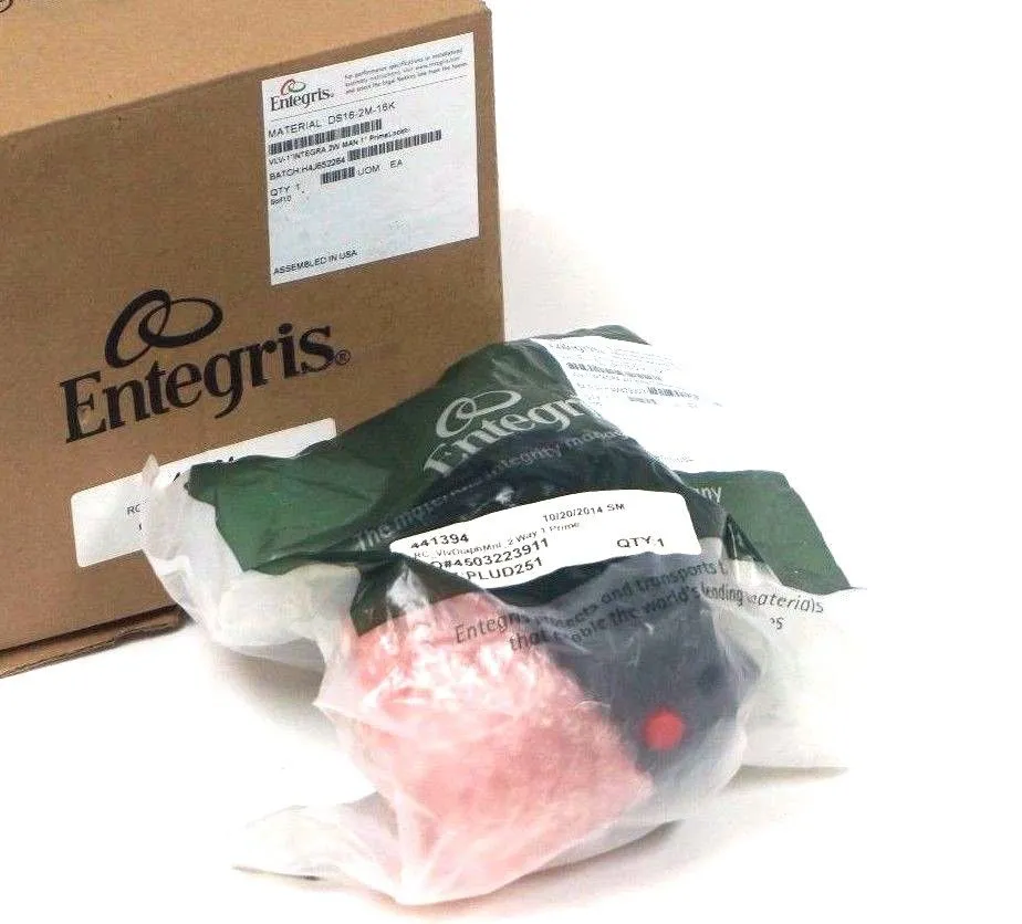 NEW ENTEGRIS DS16-2M-16K PRIMELOCK VALVE 1'' DS162M16K