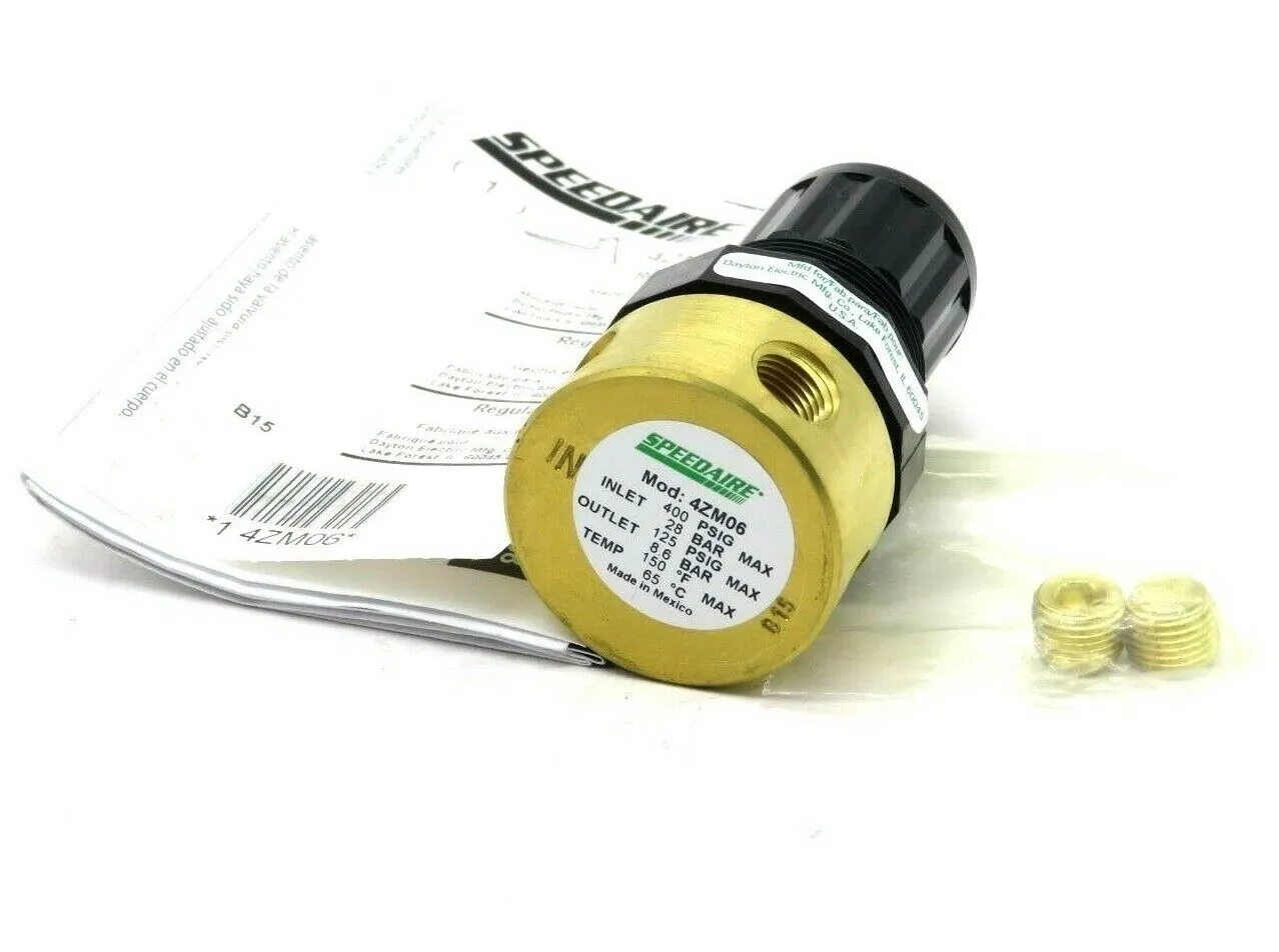 NEW SPEEDAIR 4ZM06 REGULATOR 1/4 INCH