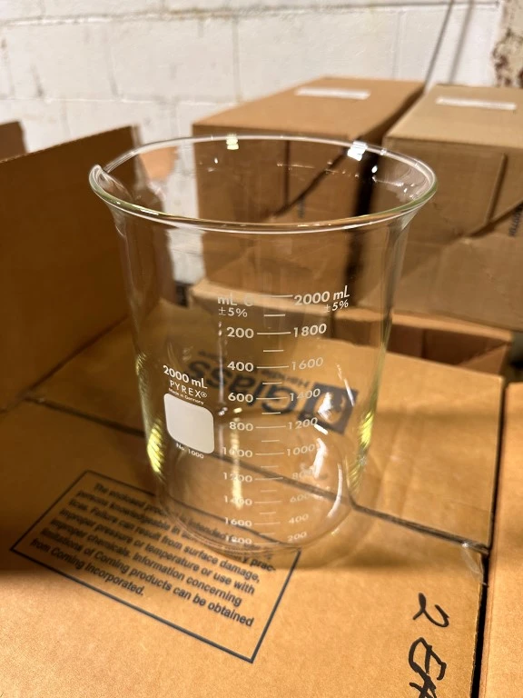 PYREX 1000-2L 2000ML GRIFFIN BEAKER (4 BEAKE