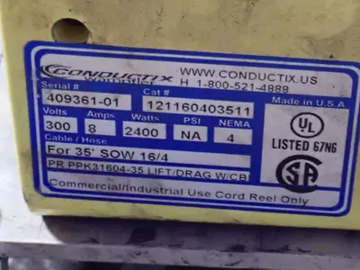 USED CONDUCTIX 121160403511
