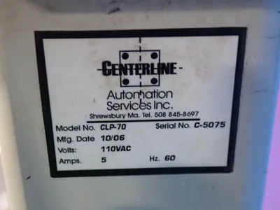 USED 2006 CENTERLINE AUTOMATION SERVICES CLP70