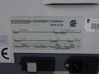 Used IEC GP8R Chemical & Process Equipment | HGR 24 #736844