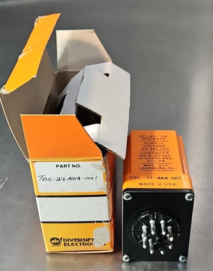 ATC DIVERSIFIED ELECTRONICS TDC24AKA001 TIME DELAY RELAY. Loc3B-25