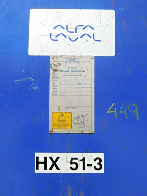 Used Alfa Laval AQ14-LFG Heat Exchangers | Equipment Recovery Corp. #1329806
