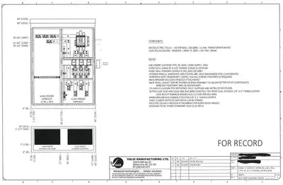 1200 amp 600 volt Service Entrance Meter Enclosure