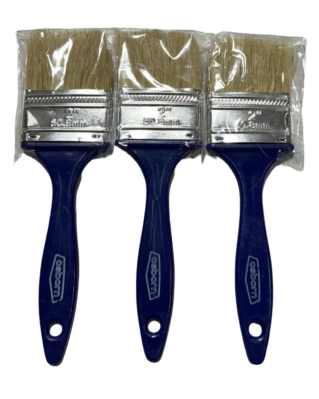 Osborn Paint Brush 2" Wide, 1-1/2" Bristle 3 Pack