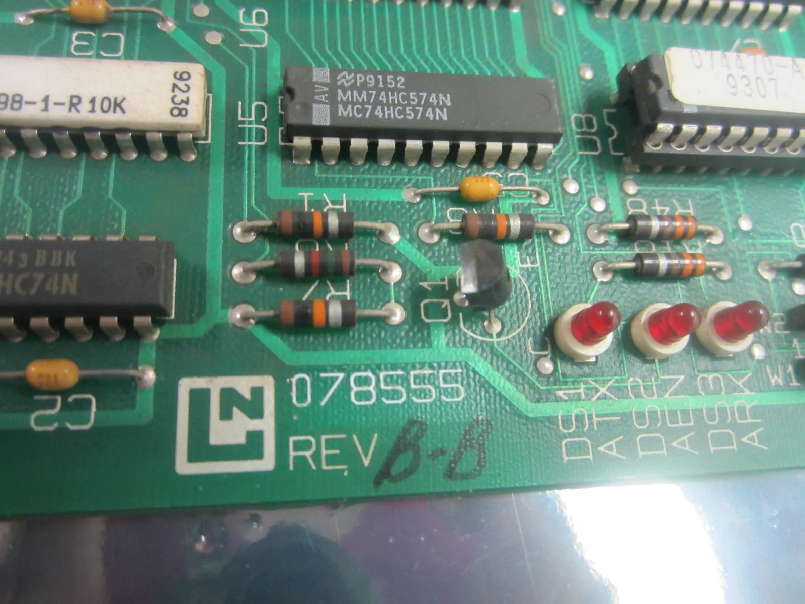 Used Leeds & Northrup 078555 PC Board