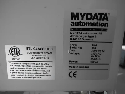 USED MYDATA L-029-0444