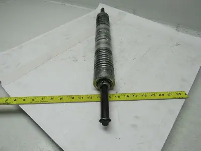 Aluminum Belt Drive Conveyor Roller 2-3/8"x 17"L W/3/4" Shaft 25-5/8" OAL