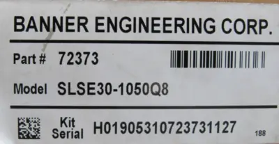 NEW BANNER SLSE30-1050Q8 EMITTER AND SLSCR30-1050Q8 RECEIVER LIGHT CURTAIN SET