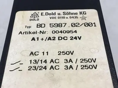 USED E DOLD & SOHNE KG BD5987.02/001