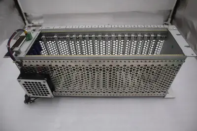 PASABAN PLC RACK WITH POWER SUPPLY CARD MODEL MTC-3044 STOCK 4835-A